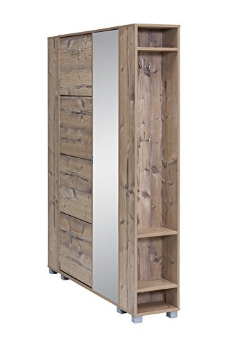 Schildmeyer Garderobe Schuhschrank Nadin | In Silberfichte | 135,2 x 176,5 x 30,1 cm - 701279 Schildmeyer Garderobe Schuhschrank Nadin | In Silberfichte | 135,2 x 176,5 x 30,1 cm