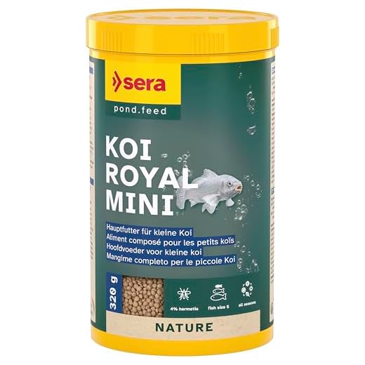sera KOI ROYAL MINI 1000 ml – huvudfoder för liten KOI, högkvalitativa, flytande pellets i 2 mm