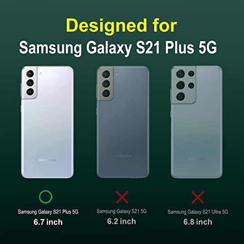 Image of Amazon Brand - Solimo Back Case Cover for Samsung S21 Plus 5G | Compatible for Samsung S21 Plus 5G Back Case Cover | Liquid Silicon Magic Case with Camera Protection | Dark Green