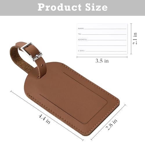 Mayski Genuine Leather Luggage Tags