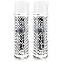 AABCOOLING 2 x 500ml Home&Office Druckluftspray Gas Duster Luft Spraydose, Staubgebläse, Luftdruck, Büromaterial, Reinigungsgeräte, Pressluft Dose, Keyboard, Spielekonsolen, Luft-Druck K3