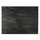 Hold Up Displays Slatwall Panel Aluminum High Weight Rating 48 x 36.5 Inches Six Piece Black Camo Print...
