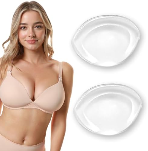 Silicone Bra Inserts,Gel Bra Push Up Breast Pads Bra Padding Bust...