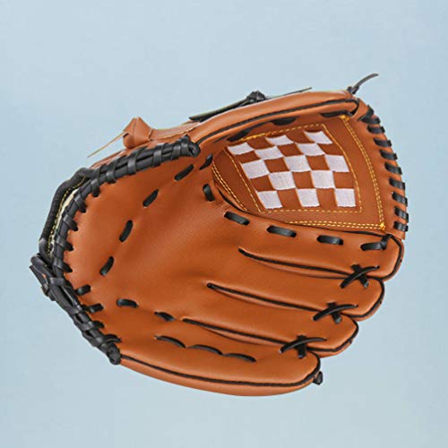 Lioobo 1 peça de luvas de beisebol com jarra de campo de 26 cm de espessura para homens e mulheres a