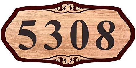 WaaHome House Address Plaques Personalized Address Number Signs For House Home Hotel Office,11.8''X 5.9''