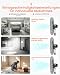 VEVOR Industrieller Standventilator, 810 mm, 85-Grad-Oszillationsventila... höhenverstellbare Ventilatoren mit 3 einstellbaren Geschwindigkeiten, Windmaschine für Werkstatt, Lagerhaus, Schwarz