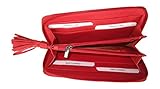  Josephine Osthoff Handtaschen-Manufaktur Leder Geldtasche Gulden - rot -