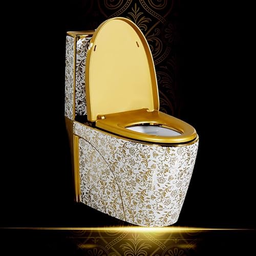 Inodoro Moderno Sifónico EliteBloom Color A, Una Pieza, Descarga Dual Silenciosa, Cerámico, Altura Universal para Baño en Casa u Hotel A-305mm miniatura 3