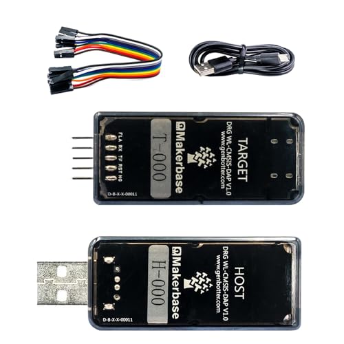 Ldabrye Programador inalámbrico multifuncional CMSIS herramienta inalámbrica serie, descargador de puertos