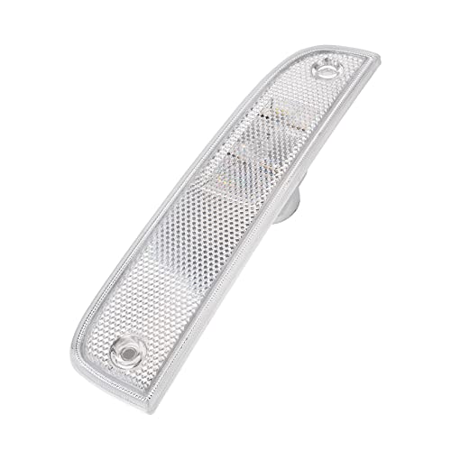 Azumka Fits For Jeep 97-01 Xj Signal Lights - Combo White Crystal Bumper Turn Signal + Corner Side Marker Lamps Set (Left + Right) Compatible With 1997-2001 Cherokee Xj Chassis (Crystal 4 Pieces) #TOP3