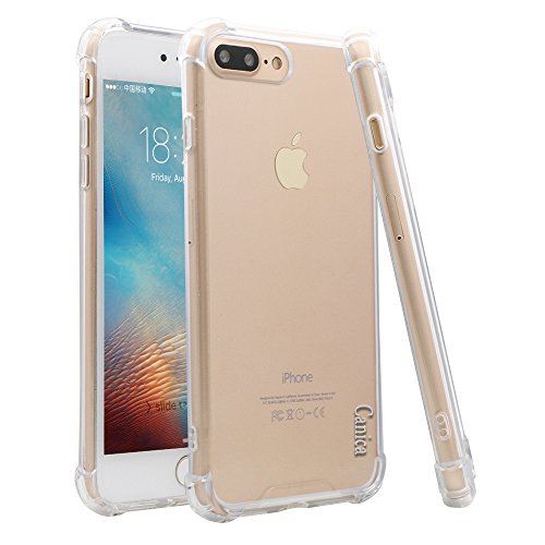 for iPhone 7 Plus,iPhone 7 Plus Case,iPhone 7 Plus Cases,7 Plus Case,iPhone 7 Plus Cover,iPhone 7 Plus Cover Case,Canica iPhone 7 Plus Premium Clear Flexible Soft TPU Case for iPhone 7 Plus