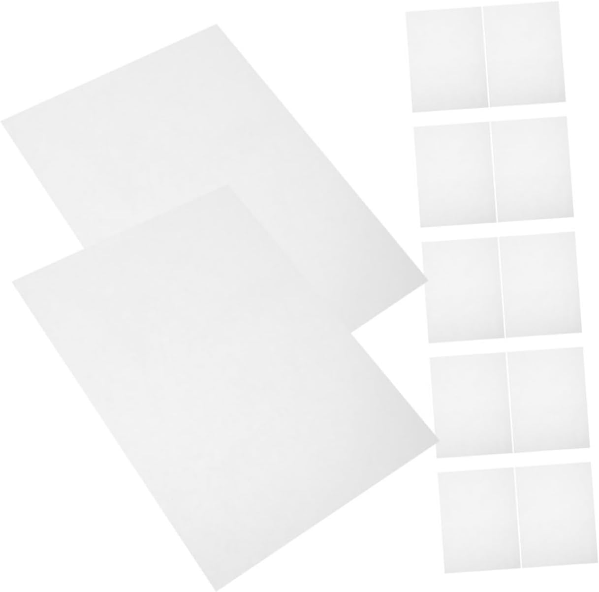 PRETYZOOM 30pcs Sheets Handmade Material for Clear Shrinkable Craft Bulk Thermal Wrapping Wraps Making Supply Heat Shrink Materials Shrink Film Material Supply Transparent