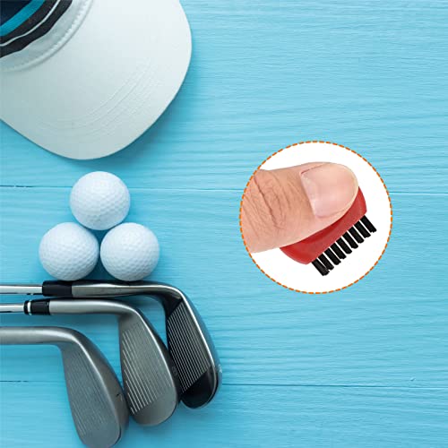M METERXITY 3 Pack Mini Golf Club Brush, Golf Course, Round Soft & Portable & Dust Clean - Image 3