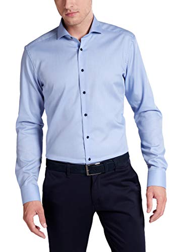 Preisvergleich Produktbild eterna Langarm Hemd Slim FIT unifarben