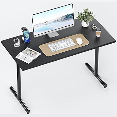 Computer Desk Office Desk PC Laptop Table Office Desk Study Workstation for Home Office Use Writing Table, Dinner Table Conference table 120x60x73.6cm Black Cover