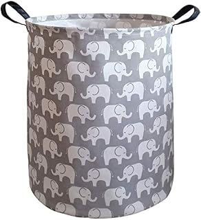 KUNRO Large Sized Storage Basket Waterproof Coating Organizer Bin Laundry Hamper for Nursery