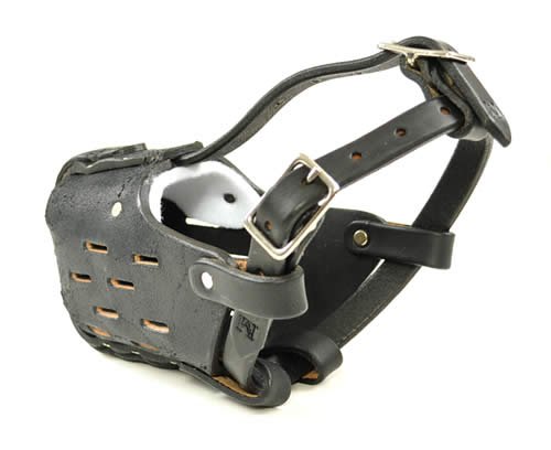 Large Leather Dog Muzzle For Medium To Large Malinois Or Shepherd - Redline K9 #TOP2