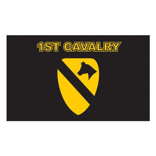 1st Cavalry Division The First Team 3 x5 Polyester flag by 1ST CAV