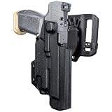 OWB Quick Release Belt Loop Holster fits Canik SFX Rival w/ TLR7/TLR8 (Right-Hand Draw, Black)