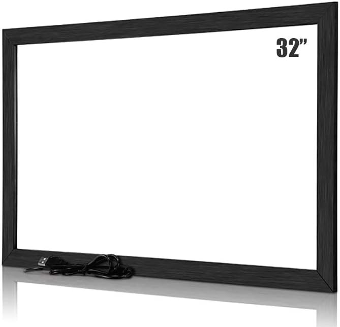 IR Touch Frame, HIFOTO Water/Dust Proof Infrared Frame Interface USB DVI D-SUB Serial Without Touch Screen Glass for LCD/LED Monitor (32 INCH)