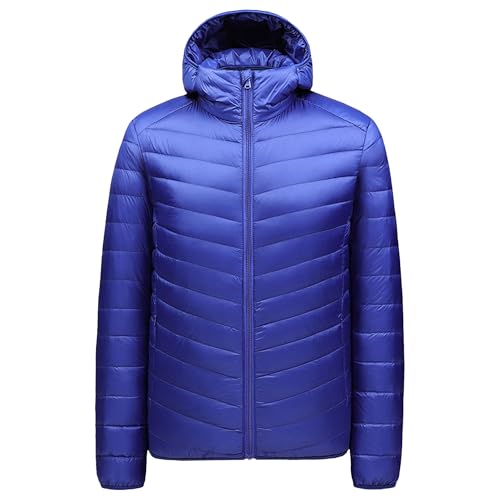 Chaqueta acolchada hombre abrigo de invierno repelente al agua con capucha