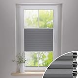 Gardinen21 Thermo Wabenplissee ohne Bohren | Waben-Plissee Klemmfix | Plissee 90x150 für Türen & Fenster | Sonnenschutz, Sichtschutz, Schallschutz, 100% Verdunkelung