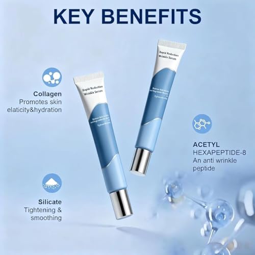 Generic Rapid-Reduction Serum for Under-Eye Bags, Wrinkles, Dark Circles, and Fine Lines, Anti-Aging Instant Face Lift 0.35 oz