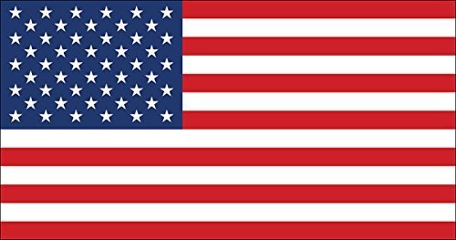 GHaynes Distributing American Flag Sticker Decal (US USA U.S. Old Glory Patriotic America) Size: 3x5.5
