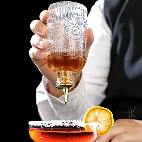 Juego de 3 botellas de tablero SuproBarware BTSET0004 con dosificador dorado para amargos 5