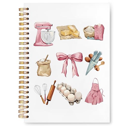 Couverture rigide et finitions pour ce carnet de pâtisserie