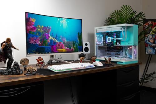 Skytech Aqua Gaming PC Desktop, Ryzen 7 9700X 3.8 GHz (5.5GHz Turbo), AMD RX 9060 XT 16GB, 1TB Gen4 NVMe SSD, 32GB DDR5 RAM 5200 RGB, 850W Gold ATX 3 PSU, 360mm ARGB AIO, Wi-Fi, Win 11 by Skytech Gaming - Image 3