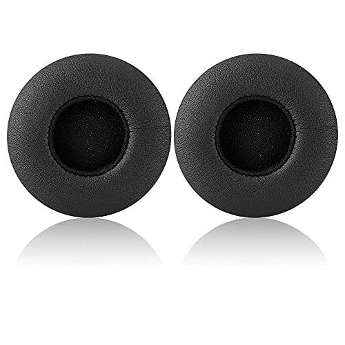Repuesto almohadillas EP de cuero protein con espuma de memoria para audífonos Beats EP con cable (negro) miniatura 3