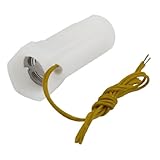 White Plastic Shell Magnetic Water Flow Switch w Inner Outer Thread