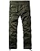Match Men's Casual Wild Cargo Pants Outdoors Work Wear #6531(40,Army Green)