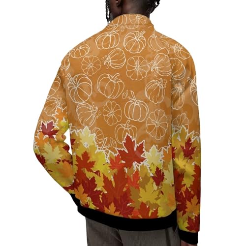 Image of Men's Lightweight Jackets Casual Full Zip Fleece Jacket Men Coats Fashion Long Sleeve Sweatshirt