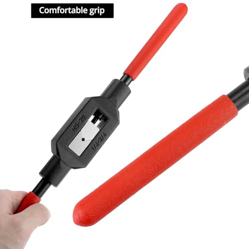 QWORK Adjustable Tap Wrench Handle Set, 2 Pack Ratcheting Tap Handle Tap Reamer Handle Tool for Tap Sizes 1/4"-3/4", 1/16"-1/4" by QWORK - Image 8