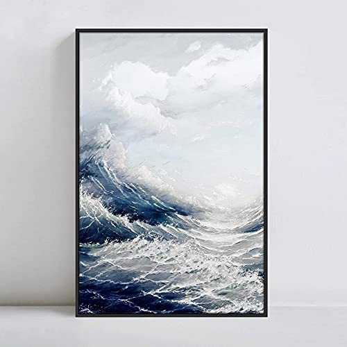 Vagues Peinture Diamant 5D pour Décoration Salon et Chambre