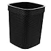 PRETYZOOM Garbage Can Trash Can for Cars Car Waste Basket Car Trashcans Leather Trash Bin Auto Trash Can Small Trash Can Kitchen Trash Can Container Box Square Plastic Office