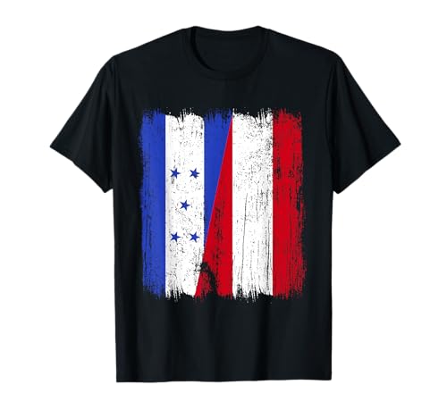 Honduras Austria Half Flag Honduran Austrian Heritage T-Shirt