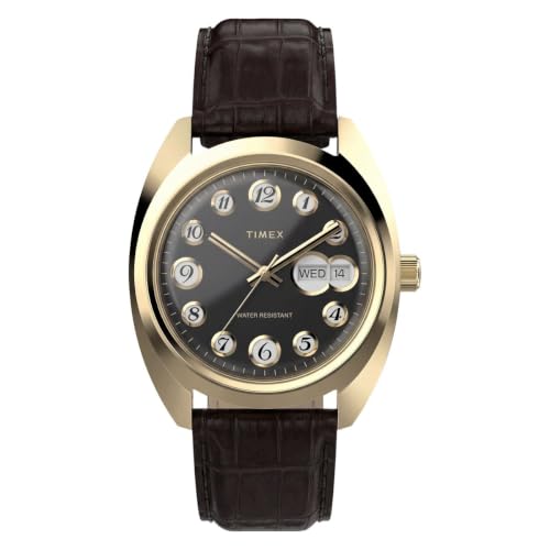 Image of TIMEX Round 37mm Black Dial Analog Men Watch - TW2Y82100UJ