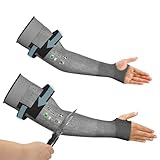 Schwer AIR-SKIN ANSI A6 Cut Resistant Arm Sleeves for Men & Women S903, Non-PFAS Arm Protectors for High Risk Work, Arm Protectors for Thin Skin, Gardening Sleeves for Farming, Lightweight, Breathable