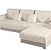 Produktbild DFamily L-förmig Sofabezug Baumwolle Sofa Schutz Abdeckung Einfache Anti-rutsch Möbel Protector-I 70x70cm(28x28inch) (1Stück)