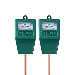 Soil Moisture Meter,Soil Hygrometer for Plants, Soil Water Gauge Meter Indoor Outdoor, Soil Moisture Sensor for Garden, Lawn, Farm Plants Care(2 Pack)