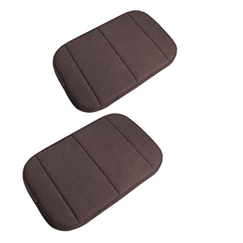 Preisvergleich Produktbild 2 Stück Tragbar Handgelenkauflagen Handgelenks Pad, Ergonomische Handballenauflage Ellbogen Pad mit Memory-Schaum, Entlastung des Handgelenks Ellenbogen Pad 7,9 x 11,8 Zoll (Brown)