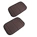 Produktbild 2 Stück Tragbar Handgelenkauflagen Handgelenks Pad, Ergonomische Handballenauflage Ellbogen Pad mit Memory-Schaum, Entlastung des Handgelenks Ellenbogen Pad 7,9 x 11,8 Zoll (Brown)