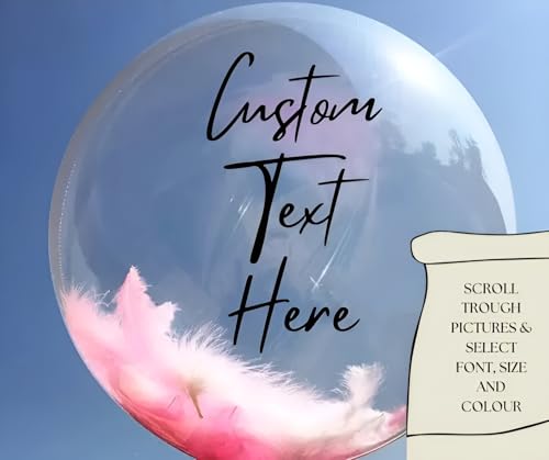 Globo de burbujas transparente personalizado para despedidas de soltera, globos de burbujas personalizados para cumpleaños número 21, graduación, boda, globos transparentes de 18, 24 y 36 pulgadas con