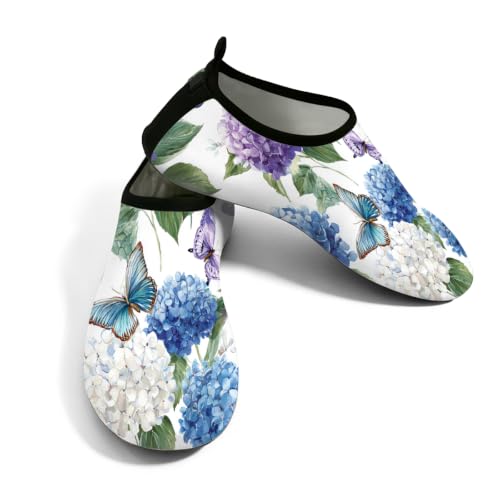 Zapatos acuáticos que evitan resbalones y acumulación de agua en la piscina