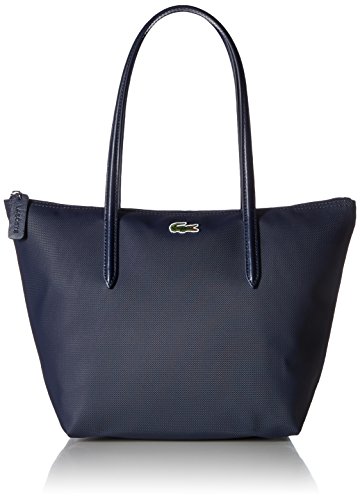 Lacoste Womens L.12.12 Small Tote Bag Shoulder Handbag, Eclipse, One Size