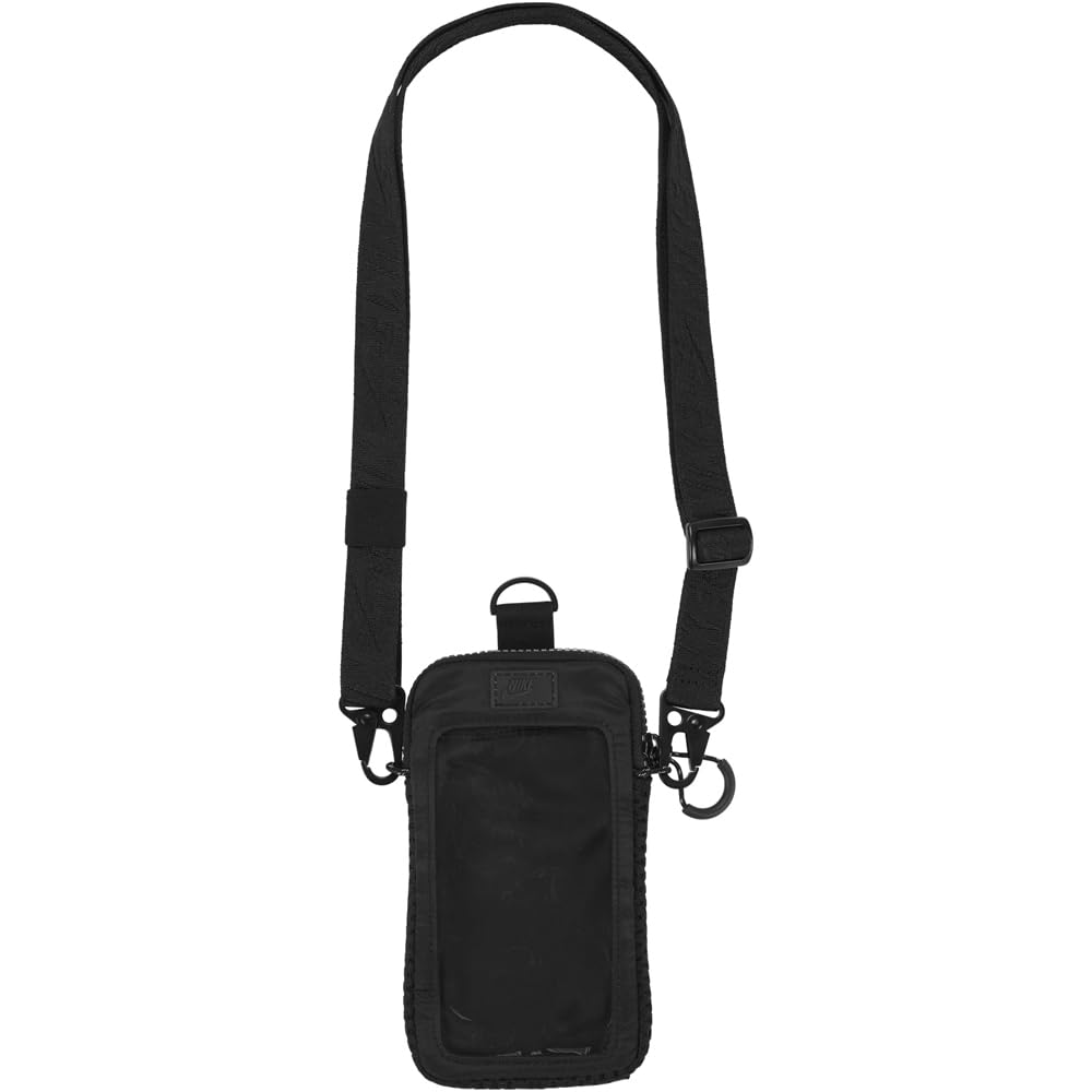 Nike Tech Statement Phone Crossbody Smartphone Tasche Umhängetasche Handy Tasche Crossbody Bag Alltag Travel, Black/Black/Black, One Size