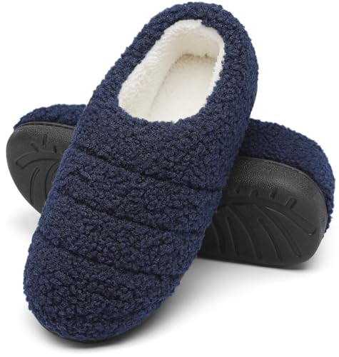 Mishansha Chaussons Maison Hiver Pantoufles Antidérapante Chaud en Mousse À Mémoire Mixte Adulte GR.36-47
